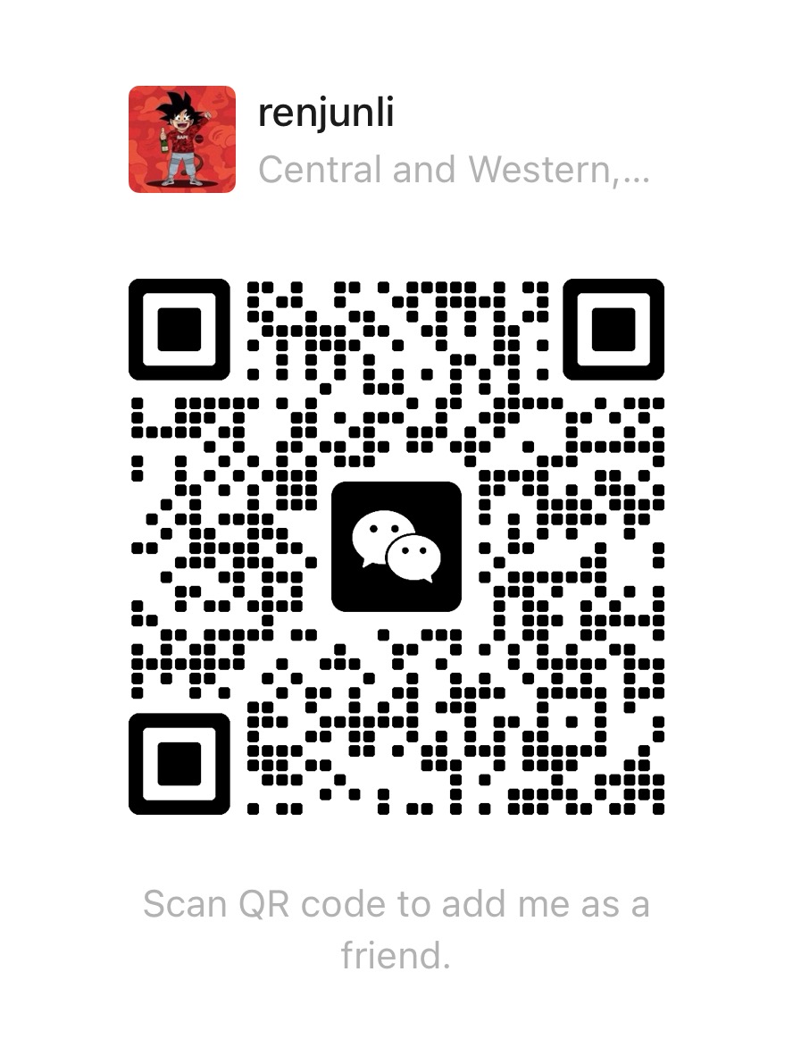 WeChat QR code for renjunli
